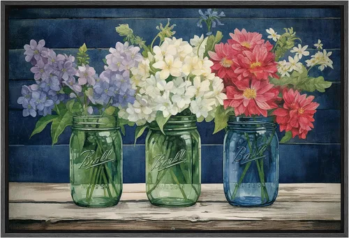 Miniatura 17 de SIGNFORD Lienzo impreso para pared, acuarela, floral, retro, abstracto, naturaleza, desierto, ilustraciones florales botánicas, arte moderno