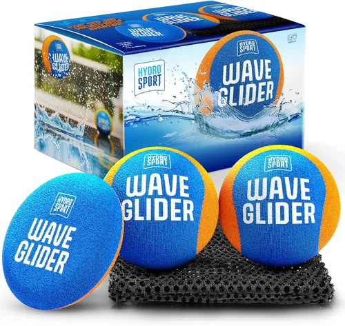 HydroSport Pelota de agua para saltar – Pelota de billar – Juguetes de playa para niños de 8 a 12 años – Saltar lago, Skee, Fly Juego de natación