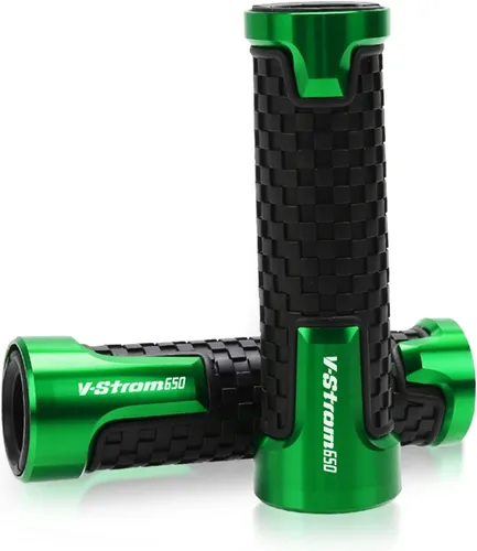 Miniatura 10 de Empuñaduras de manillar de motocicleta para Suzuki V-Storm 650 DL650 Vstrom 650 Vstrom650 2017 2018 2019-2021 7/8 pulgadas 0.866 in manillar Azul
