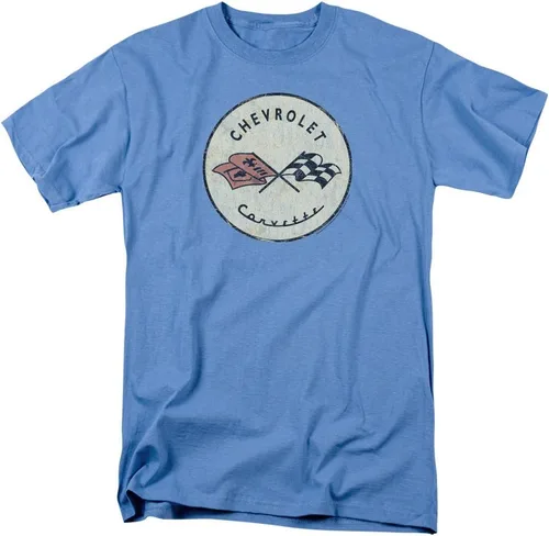 Chevy Corvette Convertible Vintage Logo GM Car T Shirt & Stickers