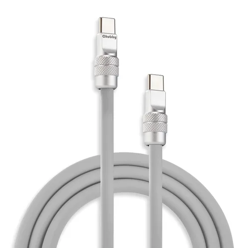 Miniatura 30 de chubbycable Chubby 2.0 USB C 240W Cable de carga rápida de silicona suave y duradero, cable de carga extra grueso compatible con iPhone 17-15 Series