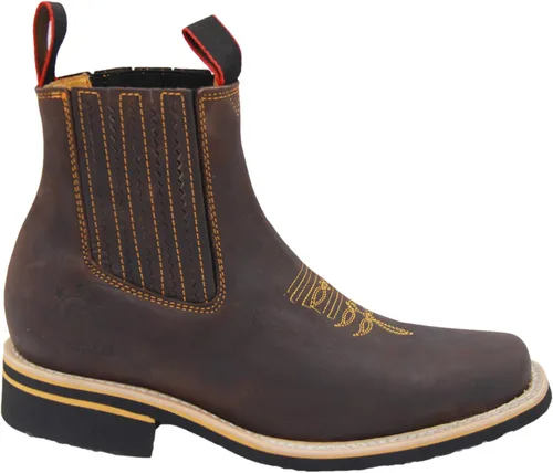 Miniatura 3 de Western Shops - Botas vaqueras de tobillo corto para hombre