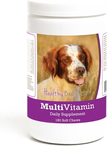 Miniatura 104 de Healthy Breeds Bulldog francés multivitamínico suave masticable para perros 180