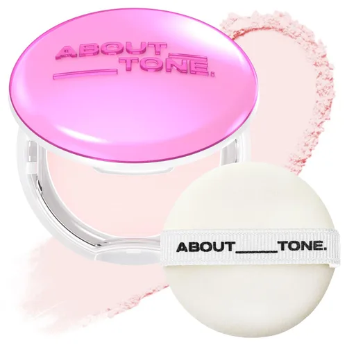 Miniatura 10 de ABOUT TONE Powder Pact - Polvo prensado compacto con espejo y hojaldre de fijación de maquillaje, desenfoque natural, acabado semimate, aceite