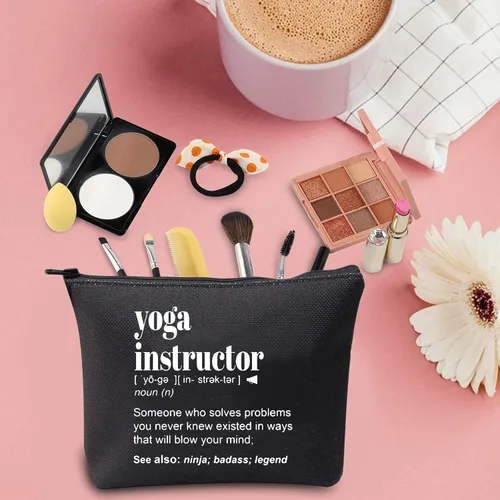 Miniatura 11 de TSOTMO Instructor de yoga Bolsa de maquillaje Bolsa de maquillaje Profesor de yoga Regalo de agradecimiento Instructor de yoga Regalo