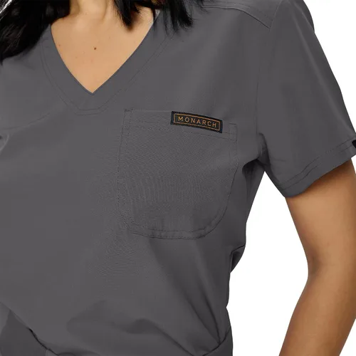 Miniatura 5 de Monarch Uniforms Camiseta médica para mujer con un bolsillo para mujer