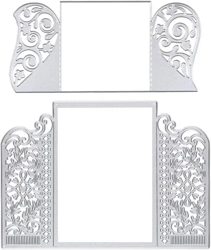 Miniatura 8 de Troqueles de corte de metal con forma de tarjeta 3D, plantillas de grabación en relieve para manualidades, álbumes de recortes, álbum de fotos