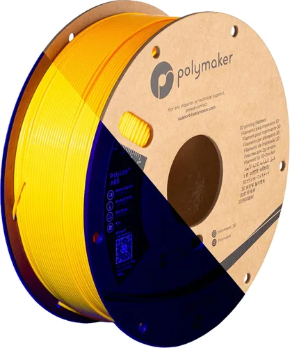 Miniatura 14 de Polymaker Filamento ABS Pro para impresora 3D de 0.069 pulgadas, color negro, ABS de grado de ingeniería de 2.2 lbs con alta resistencia al calor