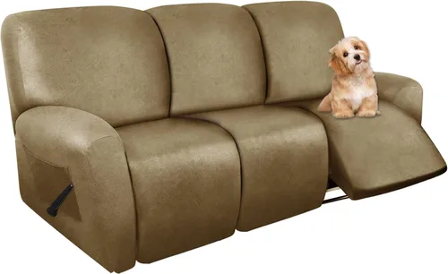 Miniatura 39 de molasofa Fundas de cuero para sillas reclinables, fundas para sillas reclinables grandes para silla reclinable, 4 piezas, fundas lavables que se