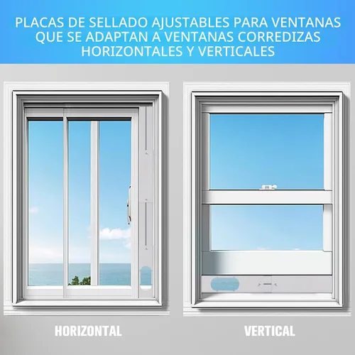 Miniatura 5 de Kit de ventilación de aire acondicionado portátil con manguera de escape de 5.9 pulgadas, kit de ventana de CA portátil ajustable para conductos