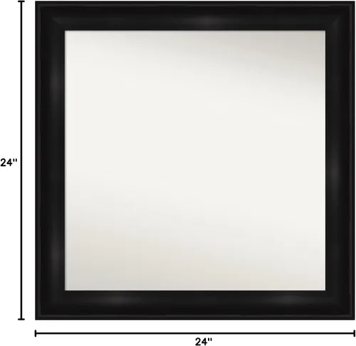 Miniatura 6 de Amanti Art Espejo personalizado, gran espejo de baño estrecho, espejo de pared o espejo de tocador de baño sobre el fregadero (24 x 24 pulgadas)