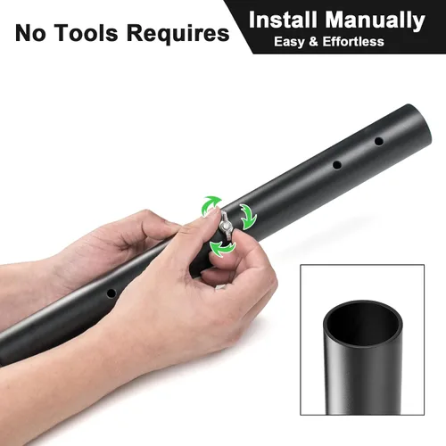 Miniatura 6 de Paquete de 4 extensores plegables de patas de mesa, elevadores de acero altamente duraderos, extensiones de patas de mesa para patas rectas