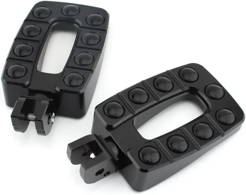 Miniatura 2 de Par de reposapiés de bicicleta deportiva antideslizante para Ducati Scrambler 800 400 1100 2013-2023, pedal de reposapiés delantero y trasero (negro)