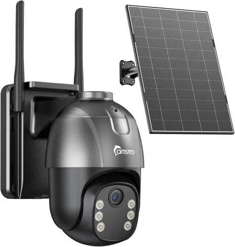 Miniatura 9 de Cámaras de seguridad solares inalámbricas para exteriores 2K, cámaras WiFi autocargadas para seguridad del hogar alimentadas por batería, visión
