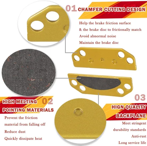 Miniatura 8 de Nuevo kit de pastillas de freno de estacionamiento 2203147 para Polaris Ranger 2X4 4X4 6X6 500 700 800 900, freno de estacionamiento para Polaris