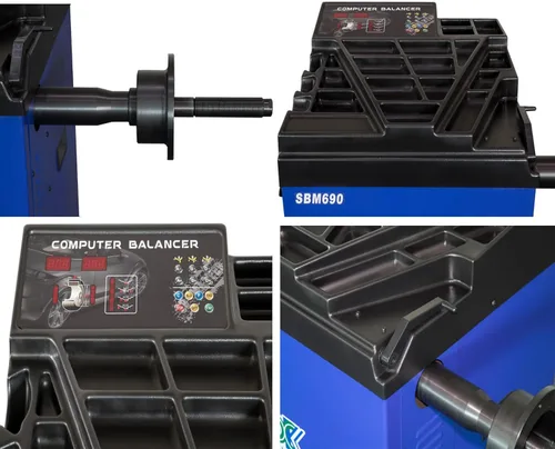 Miniatura 8 de XK Cambiador de neumáticos de 1.5 caballos de potencia, combo balanceador con abrazadera de llanta 580-680 XKUSA272469797603