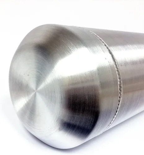 Miniatura 8 de JSD tanque de combustible de celda de gas de aluminio de 5 galones con llenado final en el extremo + soporte, de 8" x 24" de diámetro, redondo, 1/4