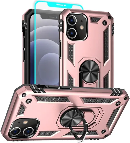 Miniatura 42 de Funda para iPhone 13, iPhone 13, [grado militar de 16 pies probada en caídas], anillo protector a prueba de golpes para iPhone 13, azul