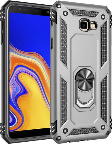 Miniatura 7 de Funda para Samsung Galaxy J4 Plus, soporte de anillo giratorio de 360 grados para Samsung SM-J415GN/DS Galaxy J4+ / SM-J415FN/DS SM-J415F/DS Rojo