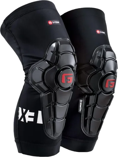 G-Form Pro-X3 - Rodilleras para bicicleta de montaña, rodilleras de ciclismo para atletas, manga de compresión de rodilla para ciclismo de montaña y