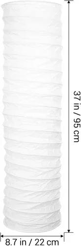 Miniatura 2 de STOBOK Pantalla de lámpara de pie de papel de arroz, estilo nórdico, cubierta de luz de mesa, pantalla de pie, protector de repuesto, para el hogar