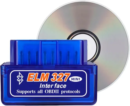 ELM327 OBDII escáner de diagnóstico automático del coche, mini ELM327 OBD2 Bluetooth herramienta lector de código, interfaz OBD II Detector de