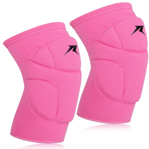Miniatura 7 de Rodilleras de Voleibol, Manga de Compresión para Rodilla de Soporte para Hombres y Mujeres con Almohadillas de Alta Protección, Rodilleras de Grado