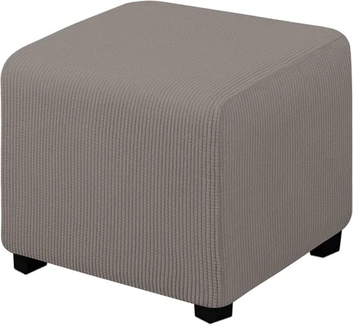 Miniatura 15 de Easy-Going Funda Elástica para Otomana Taburete de Almacenamiento Plegable Protector de Muebles Funda Rectangular Suave con Parte Inferior Elástica