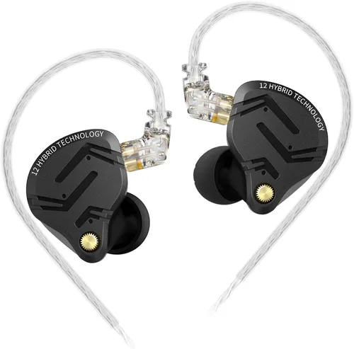 Miniatura 16 de KZ ZS10 Pro X - Auriculares para juegos, monitor intrauditivo KZ, monitor de oído mejorado 4BA 1DD con cable, auriculares IEM multicontrolador