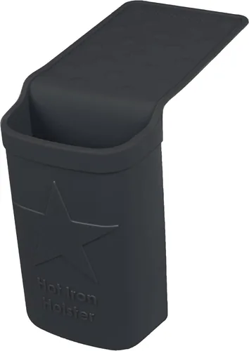 Hot Iron Holster - Bolsillo de almacenamiento de silicona sin adhesivo para organización y viajes, resistente al calor hasta 500 °F, ideal para