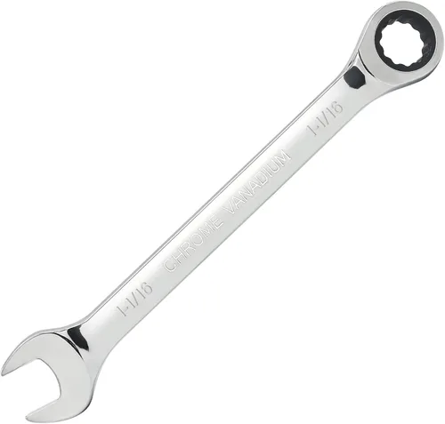 Miniatura 19 de Llave combinada de trinquete de 5/8 pulgadas SAE 72 dientes, caja de trinquete de 12 puntos, herramientas de llave de extremo abierto y extremo