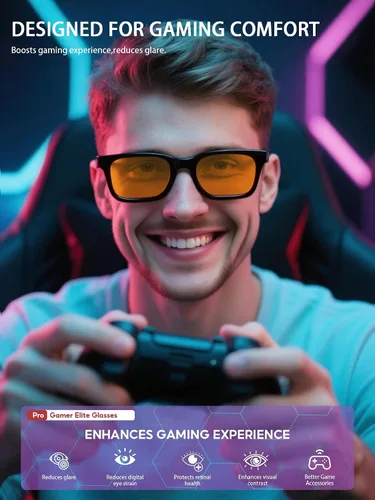 Miniatura 6 de VMJFBJ Gafas de luz azul para mujeres/hombres, lentes de lectura para computadora para juegos, mejoran el sueño, reducen la fatiga ocular, paquete