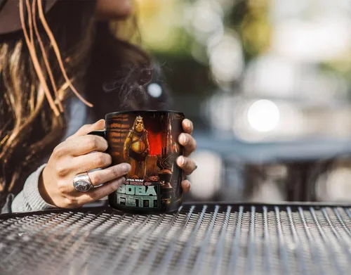 Miniatura 8 de Morphing Mugs Star Wars - The Book of Boba Fett - Un nuevo comienzo - Una taza sensible al calor de 16 onzas - Imagen completa revelada cuando se