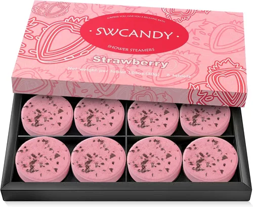 Miniatura 10 de SWCANDY - Vapores de ducha para aromaterapia, paquete de 8 regalos para mamá, esposa, hija, abuela, mujeres, hermanas y adolescentes, aceites