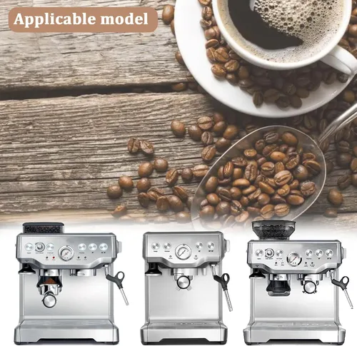 Miniatura 7 de Cesta de filtro no presurizada de 2.126 in para portafiltro Breville de 2.126 in, tamiz de una sola taza, 0.35 oz de capacidad de polvo, cesta