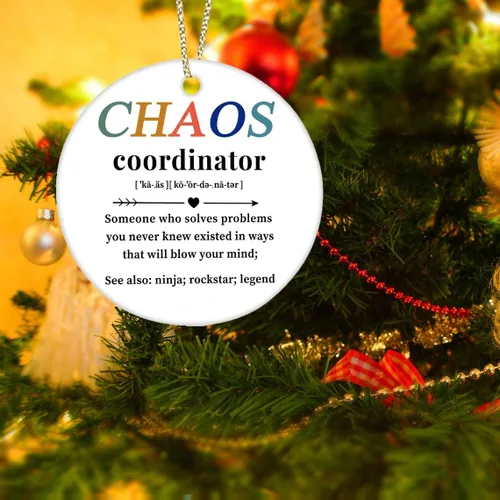 Miniatura 2 de Regalos para compañeras de trabajo para mujeres, adorno colgante de amistad de Navidad 2025, regalos de inspiración de agradecimiento