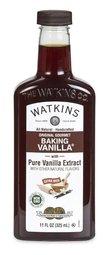 Miniatura 2 de Watkins Vainilla para hornear totalmente natural (11 onzas líquidas) y canela Watkins (lata de 6 onzas)