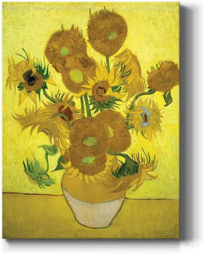 Miniatura 46 de Renditions Gallery Vincent Van Gogh Impreso Flores de almendra, famosa reproducción de pintura, lienzo de alta calidad envuelto en galería, listo