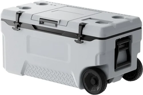 Miniatura 10 de VEVOR Enfriador Rígido Ultraligero, Enfriador de Retención de Hielo con Mango Resistente, Hielera Lonchera para Camping, Viajes, Exteriores, se
