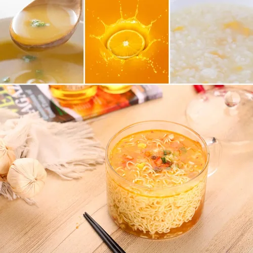 Miniatura 5 de DOITOOL Cacerola de vidrio con tapa, olla transparente para cocinar en la estufa, cacerola de cocción de vidrio con mango lateral para fideos