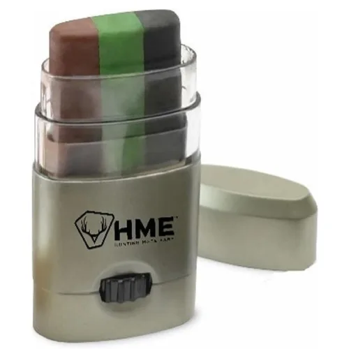 HME Barra de Aplicación "Sin Desorden" de Pintura Facial de Camuflaje de 3 Colores - Maquillaje de Ocultación de Larga Duración y Fácil de Usar para
