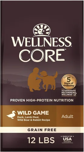 Miniatura 20 de Comida seca para perro sin granos Wellness Core Natural , Marrón/Naranja