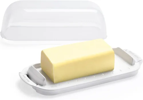 Miniatura 9 de Mantequillera con tapa, recipiente de mantequilla para encimera, mantequera irrompible para decoración de cocina en el hogar, perfecta