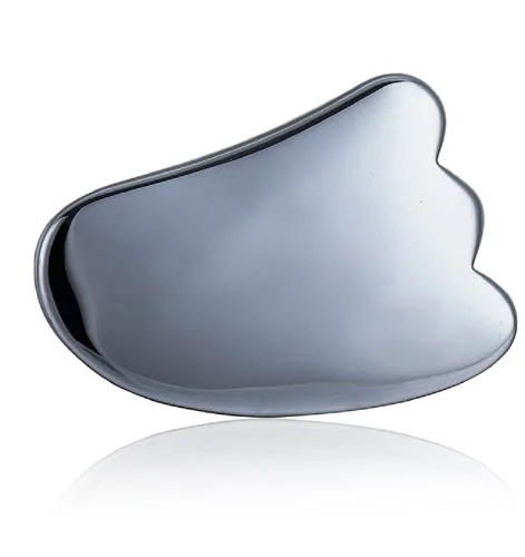 Miniatura 7 de Auténtico Terahertz Piedra Gua Sha Herramientas de raspado Linfático Drenaje Masajeador Facial Energía Belleza Herramientas