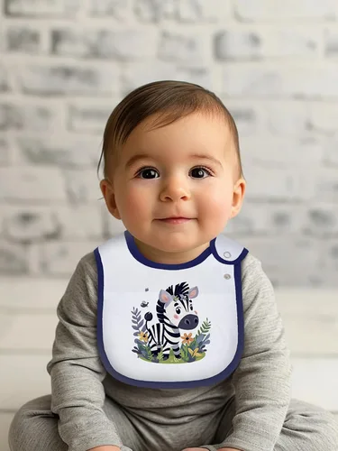 Miniatura 5 de Baberos de bebé para niños y niñas, algodón impermeable, paquete de 6, baba y hora de comer Multi7a