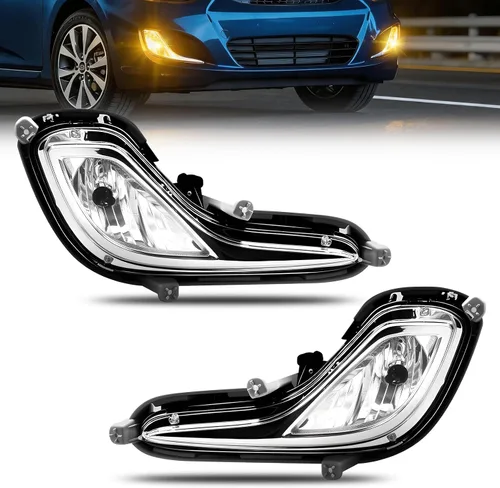 Miniatura 61 de Fog Lights Compatible With 2013 2014 2015 Ford Explorer Front Bumper Driving Lamp Assembly Clear Lens