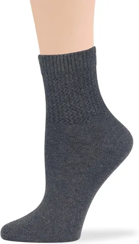 Miniatura 78 de 7BIGSTARS KINGDOM Women's Cotton Quarter Non-Binding Diabetic Fashion Socks-L-M-4 Pack-Multicolor