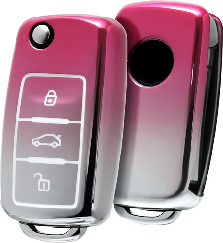 Miniatura 8 de ELOHEI para VW Funda para Llavero, Protección Completa de 361 Grados de TPU Suave Premium para VW Volkswagen Jetta, Beetle, Tiguan, Passat, Golf