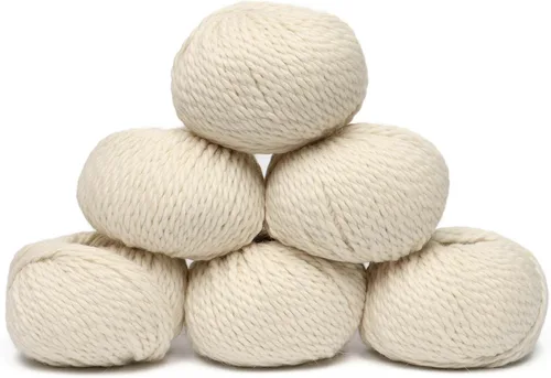 Miniatura 46 de Juego de 3 madejas 100% de lana de alpaca bebé, peso voluminoso, fabricadas en Perú, celestial suave y perfecto para tejer y tejer a ganchillo