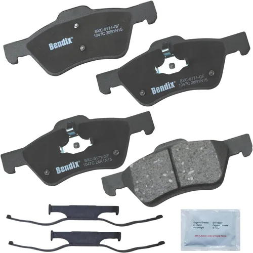 Miniatura 380 de Pastillas de freno delanteras cerámicas Bendix Priority1 CFC2302 para Hyundai Elantra 2021, Sonata 2022-2020, Kia K5 2023-2021